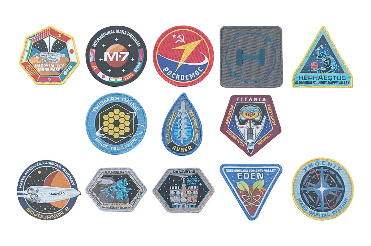 Nouveaux patchs “For All Mankind” mettant en vedette la base sur Mars de la 4ème saison