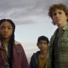 Walker Scobell, Leah Sava Jeffries, and Aryan Simhadri in 