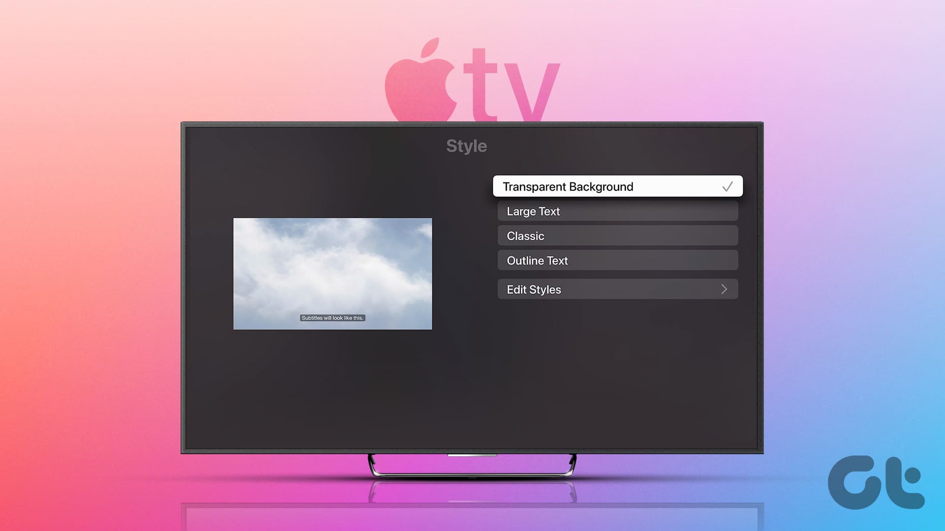 Personnaliser les sous-titres sur Apple TV 4K