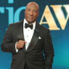 Byron Allen on stage ahead of A Merry Soulful Christmas