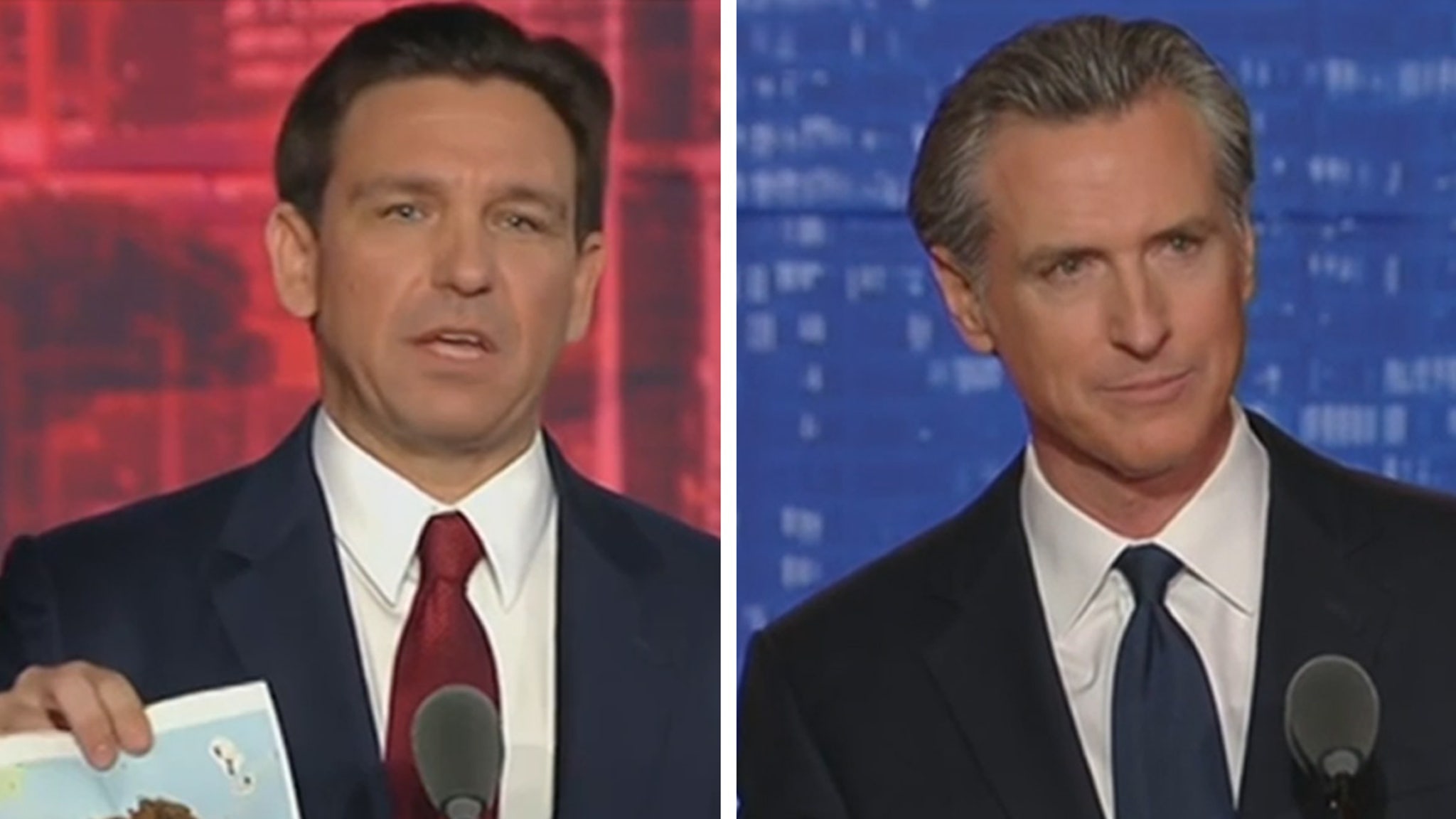 Ron DeSantis utilise une photo controversée lors d’un débat sur Fox News