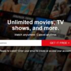 Netflix log in screen