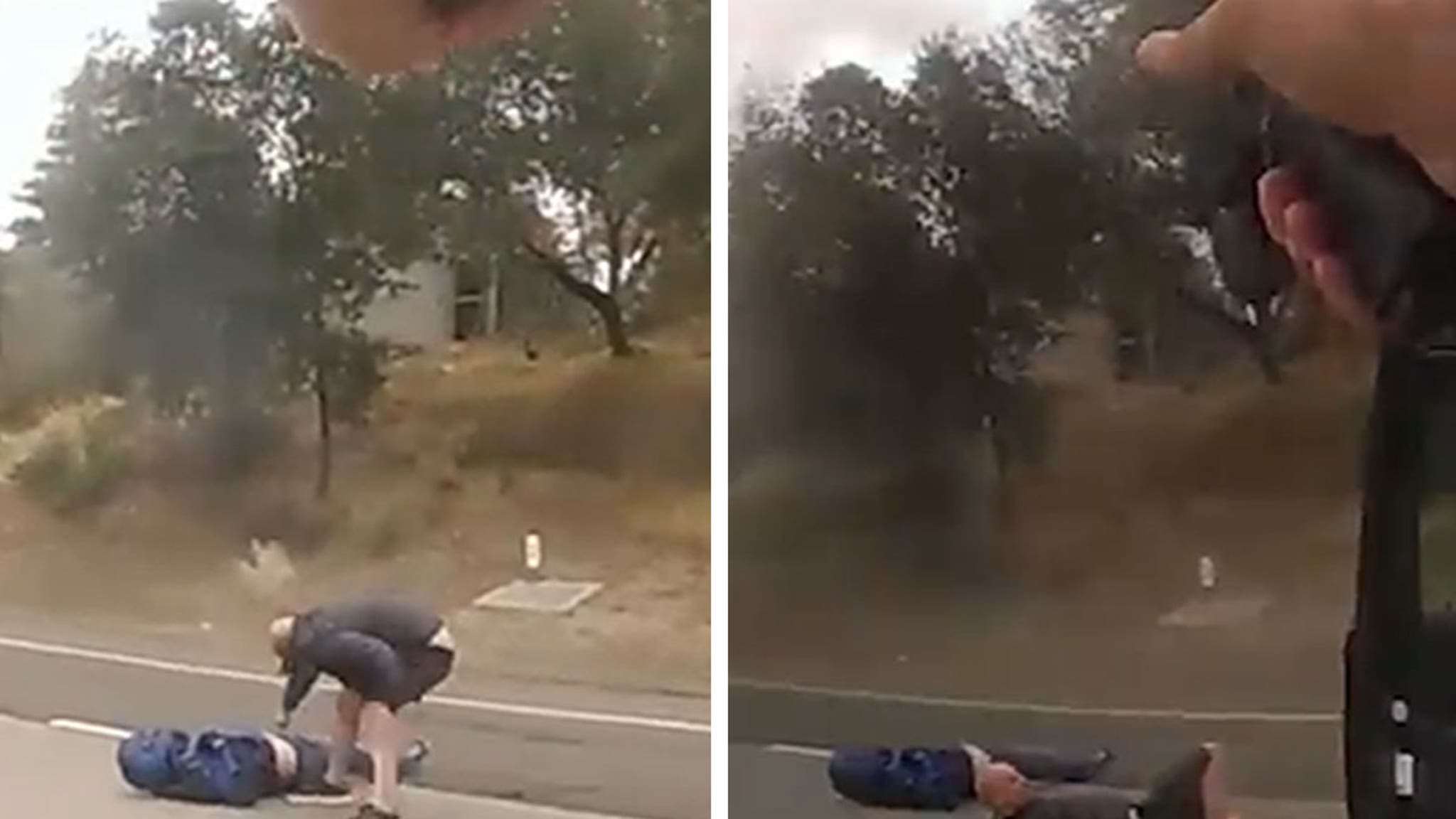Suspect armé d’un couteau abattu par la police après une course-poursuite à grande vitesse