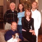 10/99 Kelsey Grammer, Peri Gilpin, Jane Leeves, John Mahoney, and David Hyde Pierce stars in the NBC series "Fraiser."