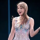 Taylor Swift performs during the first of three "Eras Tour" performances at Lincoln Financial Field on May 12, 2023.