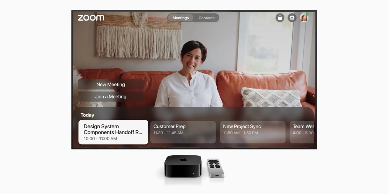 Zoom s’étend à Apple TV 4K, améliorant les appels vidéo avec la fonctionnalité Continuity Camera