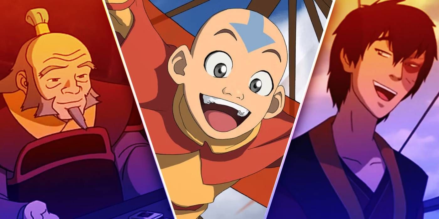 Uncle Iroh, Aang, and Zuko in Avatar_ The Last Airbender