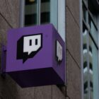 Twitch, an Amazon owned company, signage outside its headquarters, Tuesday, Dec. 26, 2023, in San F...