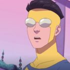 Mark Grayson looks stunned as he sees someone off-camera in Invincible season 2 episode 3