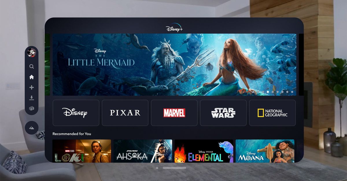 Apple Vision Pro arrive avec des films 3D de Disney Plus