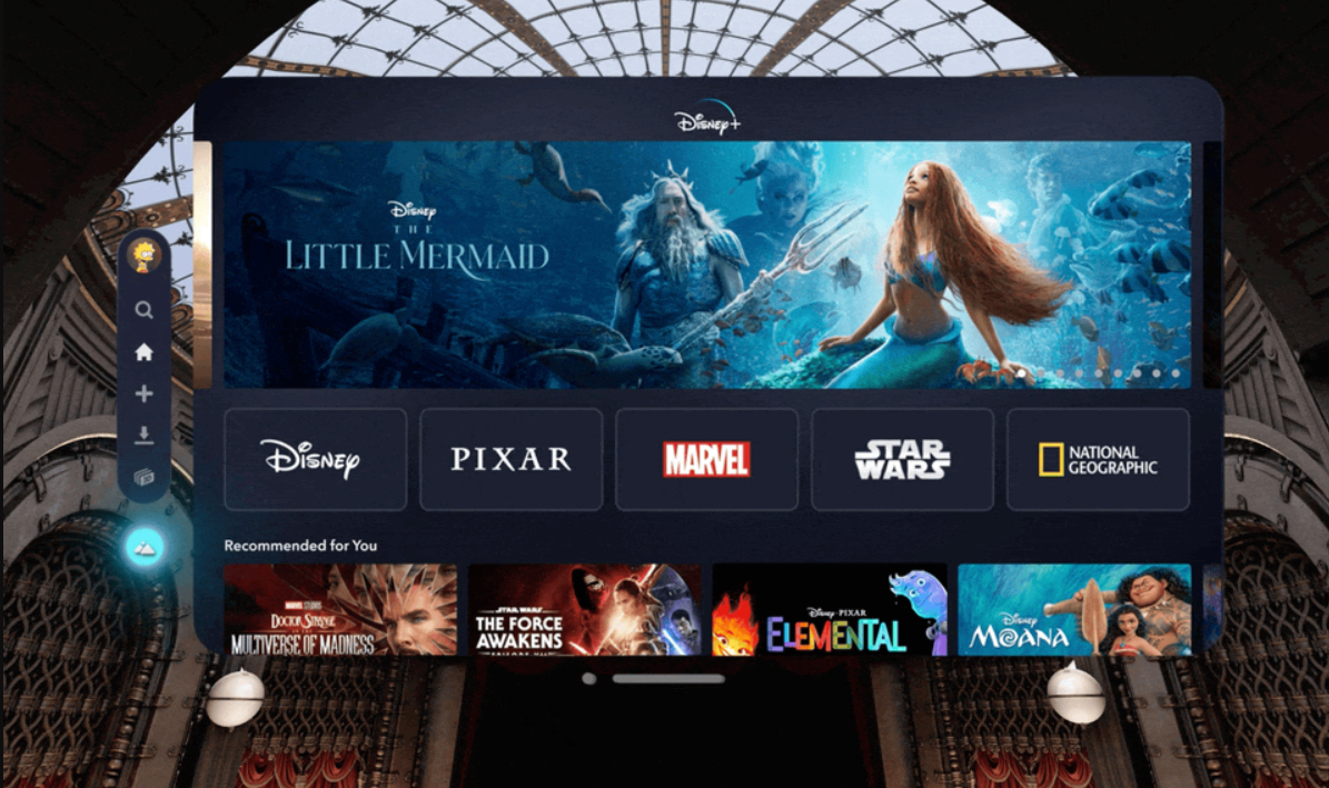 Apple Vision Pro : les nouveautés 3D et expériences spatiales de Disney Plus