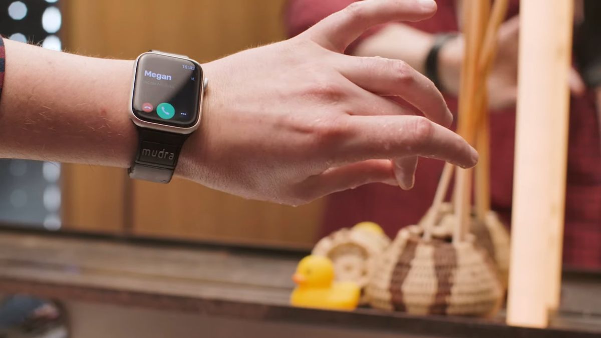 Bracelet Apple Watch avec contrôles gestuels pour iPhone