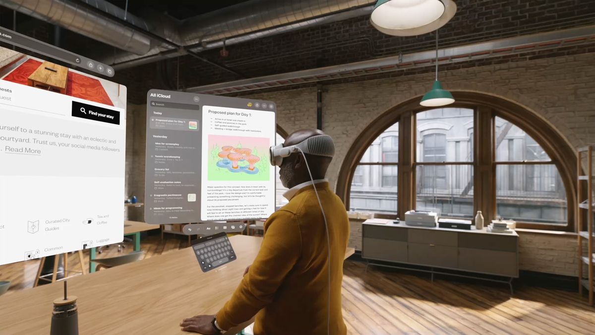 Diffusion du contenu Apple Vision Pro sur d’autres appareils via AirPlay