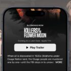 When will Killers of the Flower Moon stream on Apple TV+?
