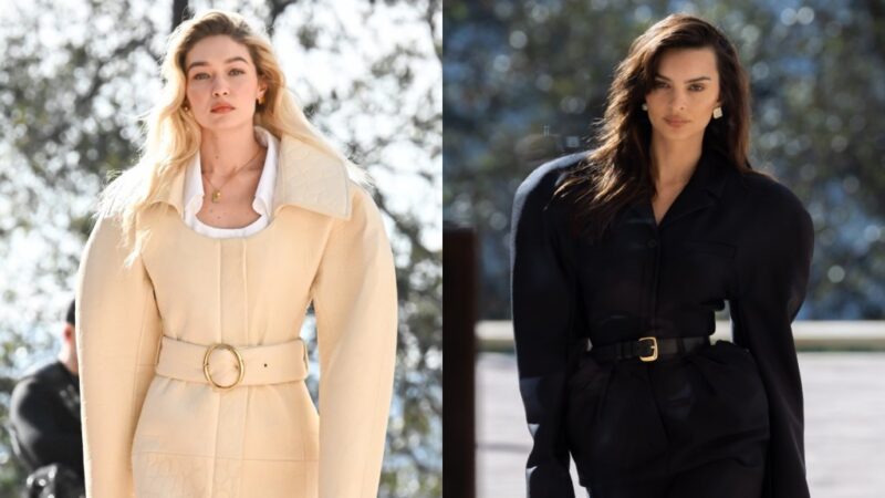 Gigi Hadid et Emily Ratajkowski défilent pour Jacquemus à la Fashion Week