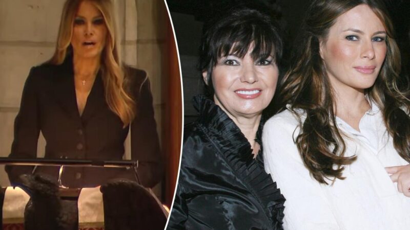 Hommage émouvant de Melania Trump à sa mère Amalija Knavs funérailles