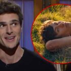 Jacob Elordi Jokes on 'SNL' about 'Saltburn' Sex Scene on Grave