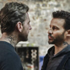 Aaron Abrams as Hader and Will Estes as Jamie Reagan in 