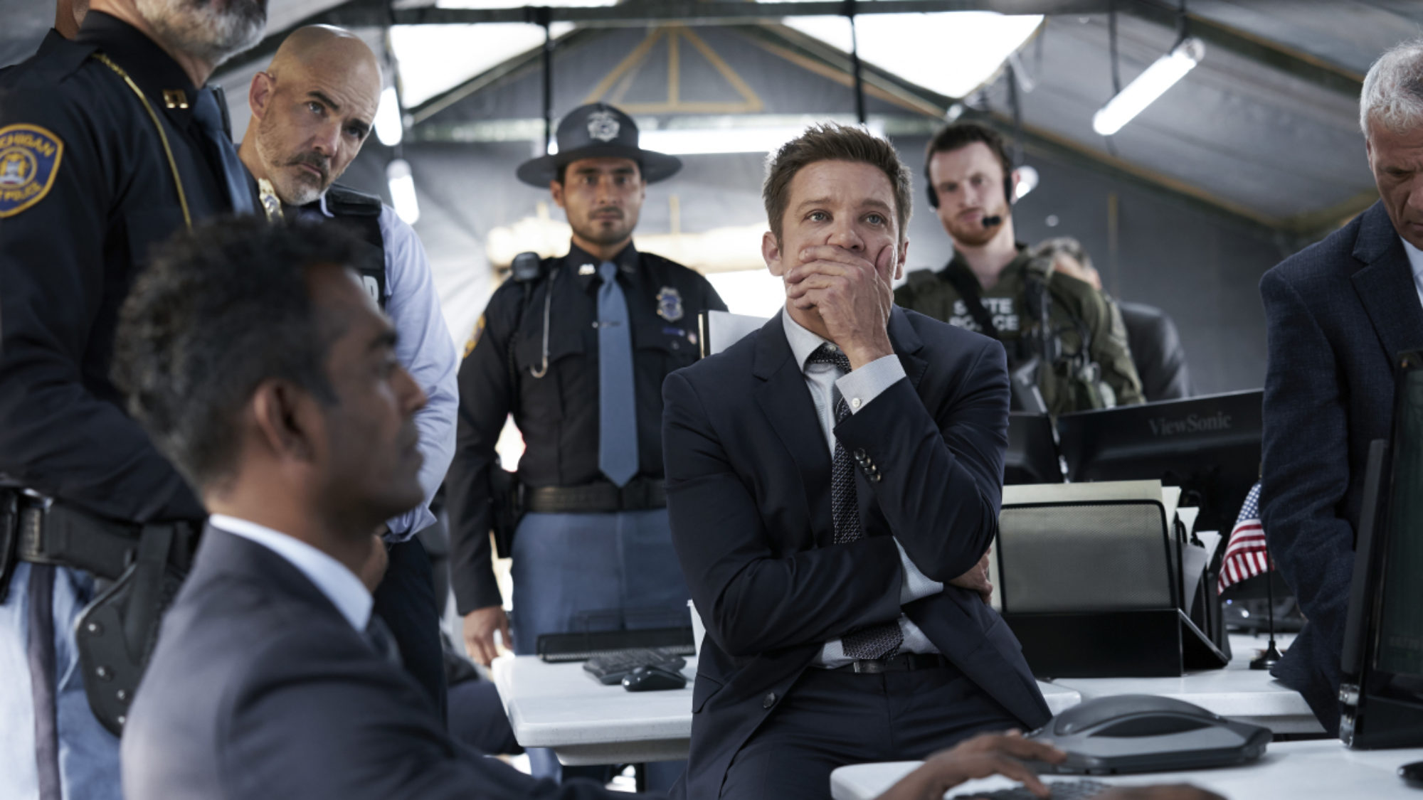 Jeremy Renner de retour sur le tournage