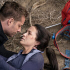 Justin Hartley as Colter Shaw and Ashley Nicole Roxburgh as Jesse Bowers in 
