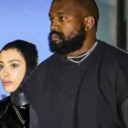 Kanye West shares Bianca Censori in black latex video