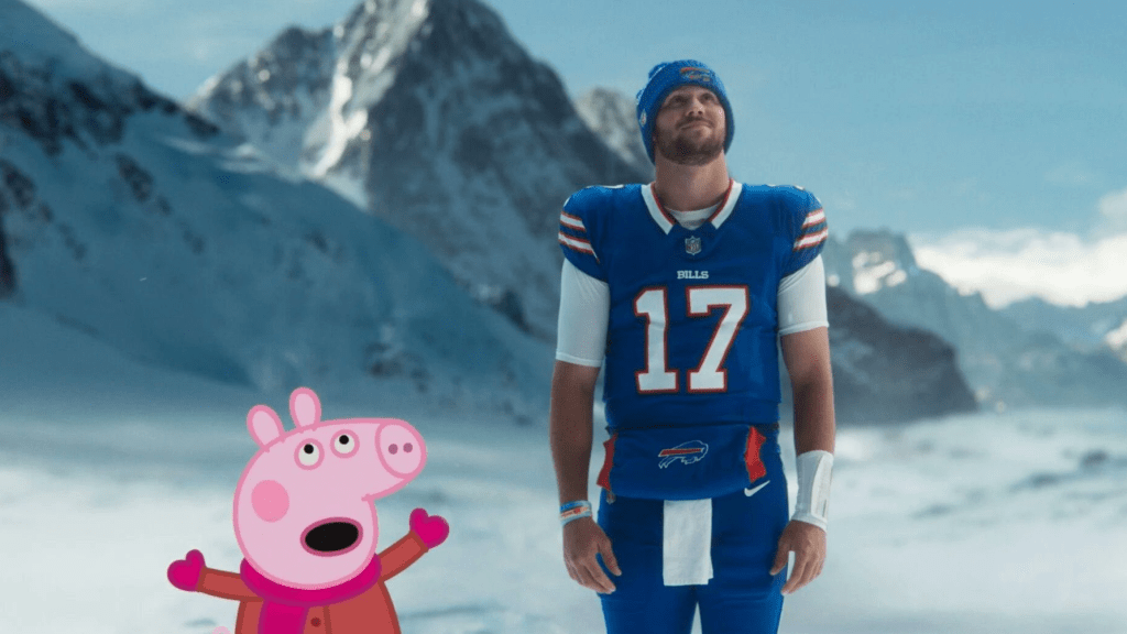 La publicité de Peppa Pig avec Josh Allen fait le succès des fans de la NFL