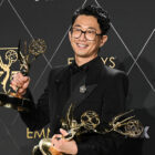 Lee Sung Jin, winner of Outstanding Writing For A Limited Or Anthology Series Or Movie and Outstanding Limited Or Anthology Series for "Beef," poses in the press room at the 75th Primetime Emmy Awards held at the Peacock Theater on January 15, 2024 in Los Angeles, California. (Photo by Gilbert Flores/Variety via Getty Images)