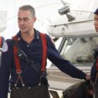 Taylor Kinney and Miranda Rae Mayo in 