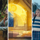 a grid of three of the best fantasy movies for kids