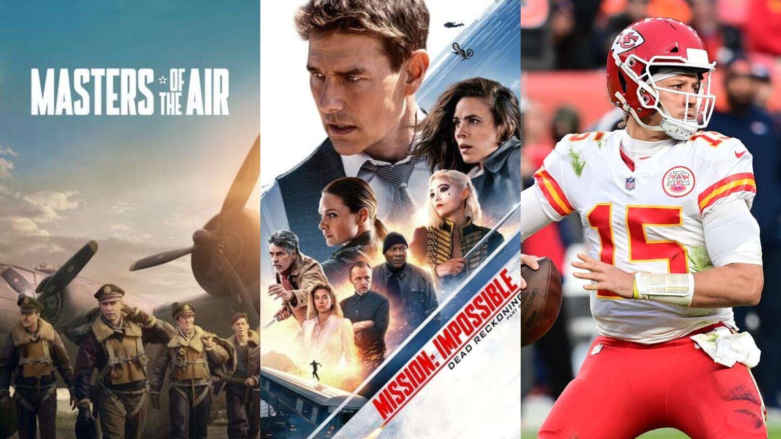 Les premières de “Masters of the Air” et les matchs de championnat de la NFL – Les actualités en streaming
