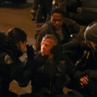 Hanako Greensmith, David Eigenberg, Daniel Kyri, Miranda Rae Mayo, and Kara Killmer in 