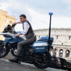 Tom Cruise on a motorcycle in Mission: Impossibleb - Dead Reckoning Part One