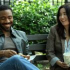 Donald Glover and Maya Erskine in 