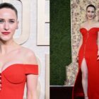 Rachel Brosnahan Goes Red in Sergio Hudson at Golden Globes 2024 – WWD