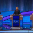 Jeopardy January 23, 2024 Xanni Brown, a postdoctoral researcher originally from Cincinnati, Ohio; Lynn Di Vito, a retired museum educator from Colorado Springs, Colorado; and Robbi Ramirez, a writer from Orlando, Florida.