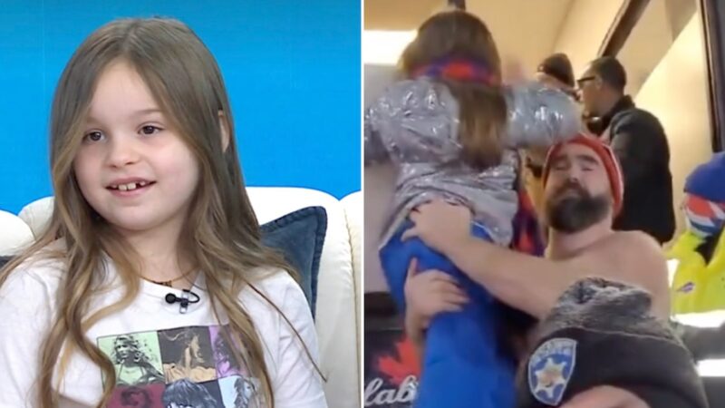 Réaction émouvante de Taylor Swift lorsque Jason Kelce soulève une petite fille au match des Chiefs