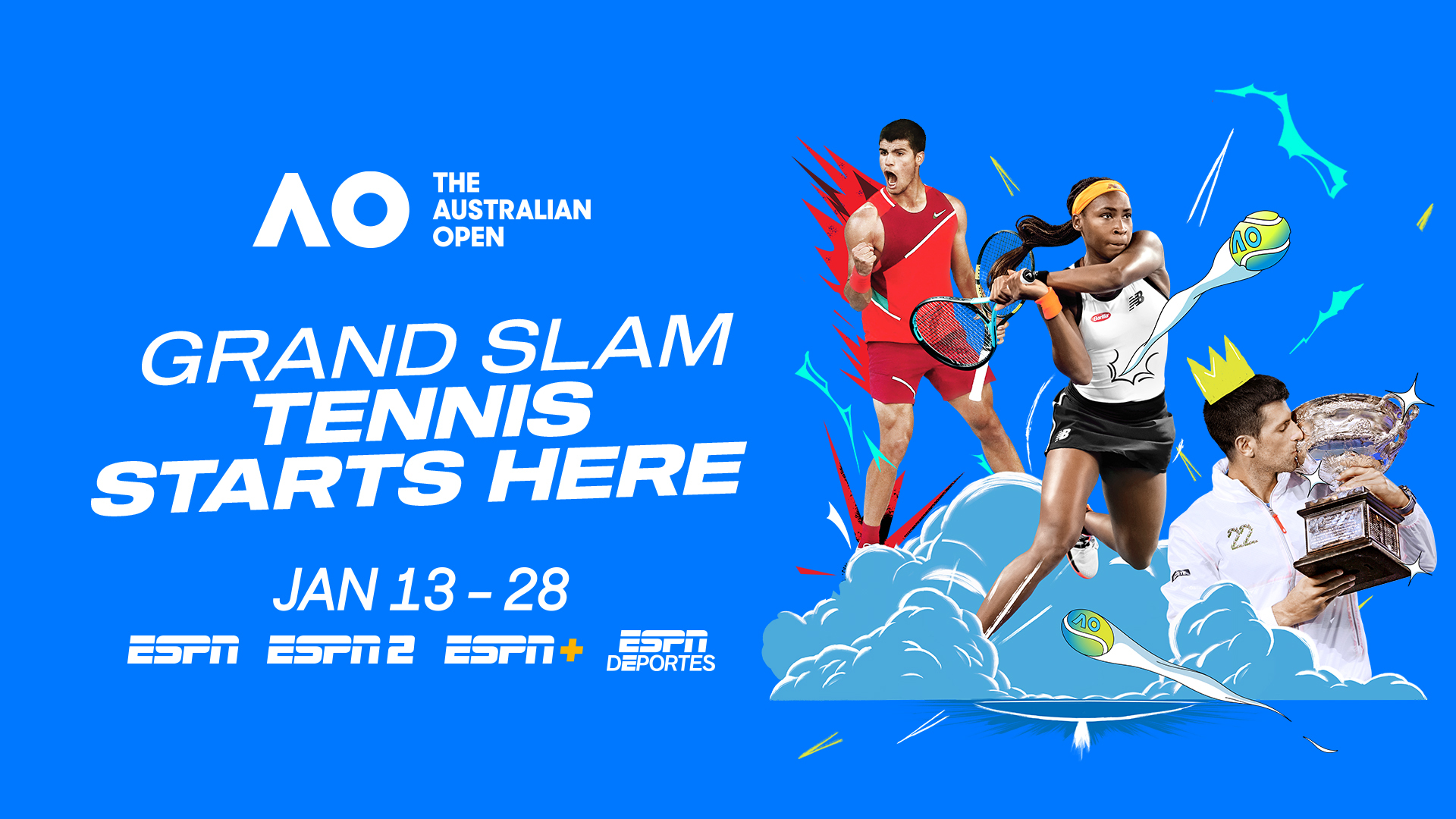 Regarder l’Open d’Australie 2024 en direct sur Roku, Fire TV, Apple TV et plus