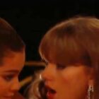 Selena Gomez Appears to Discuss Kylie & Timothée with Taylor Swift at Globes