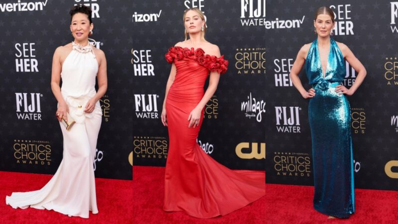 Tendance florale sur le tapis rouge des Critics Choice Awards