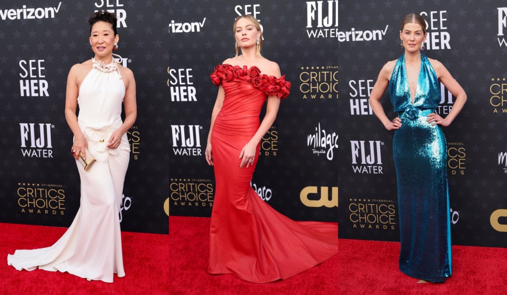 Tendance florale sur le tapis rouge des Critics Choice Awards