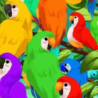 Optical Illusion: Optical Illusion IQ Test: Can You Spot A Chameleon Hidden Among Parrots In This Picture Within 9 Seconds? Only 5% Can