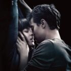 Dakota Johnson and Christian Grey in Fifty Shades of Grey
