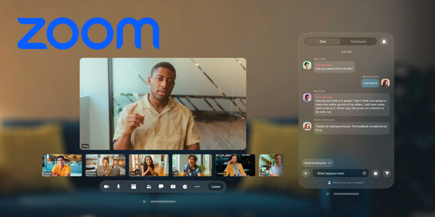 Zoom dévoile une application pour Apple Vision Pro