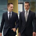 Patrick J. Adams and Gabriel Macht in Suits