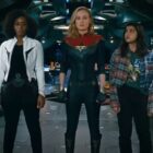 Monica Rambeau, Carol Danvers and Kamala Khan in The Marvels