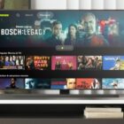 A TV with the Amazon Freevee menu displayed