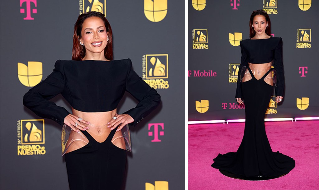 Anitta brille dans une robe Mugler au tapis rouge des Premio Lo Nuestro