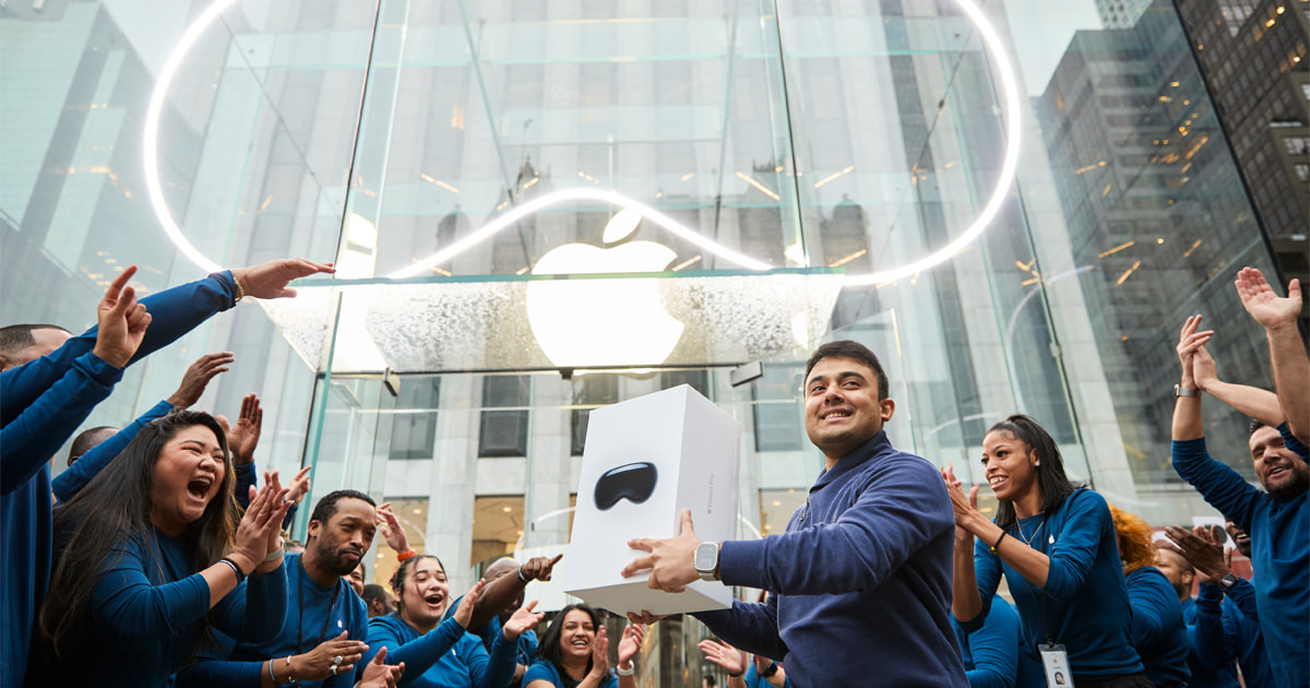 Apple Vision Pro disponible dans tous les magasins Apple aux États-Unis