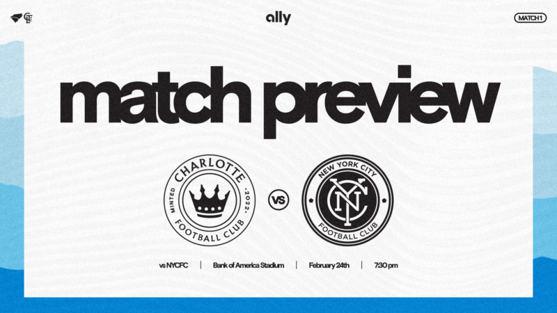 Avant-match : Charlotte FC contre New York City FC