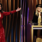 Fran Drescher and Barbra Streisand at the SAG Awards